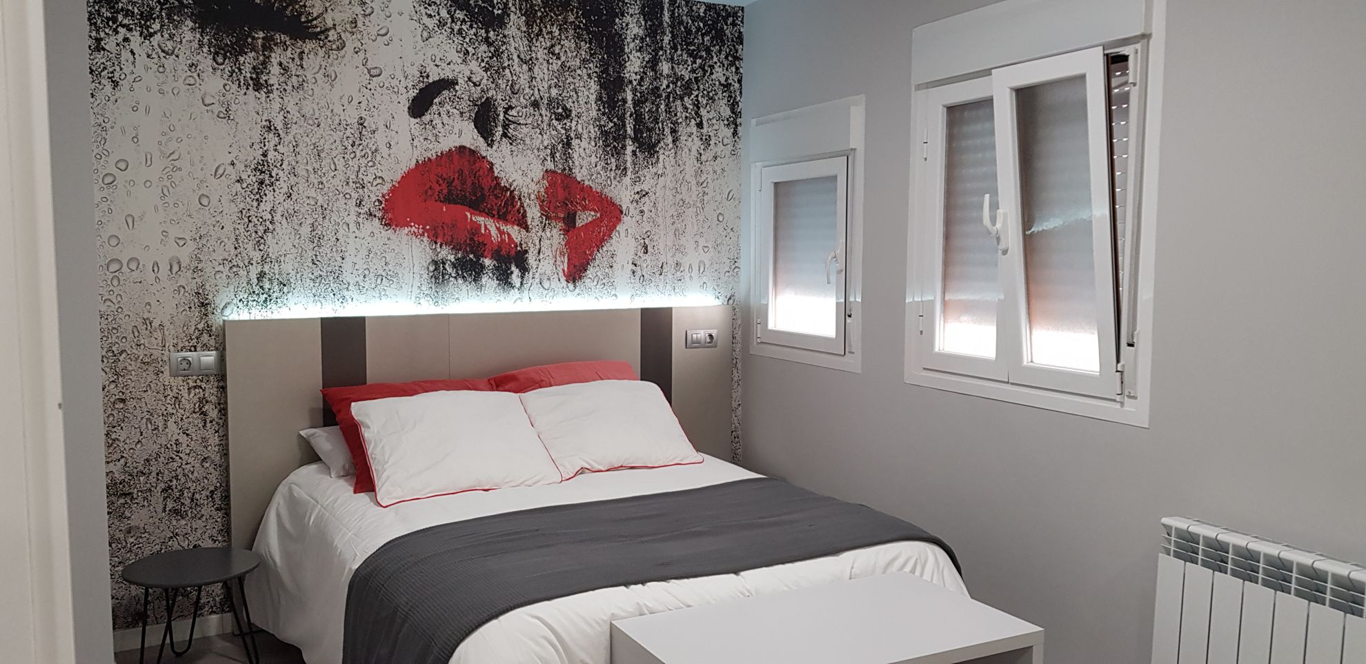 habitacion doble apartamento natura en centro de Zaragoza